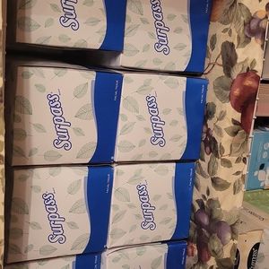 Surpass 21320 Facial Tissue pape, 2-Ply Pop-Up Box 110 tissues lot 10 boxes new